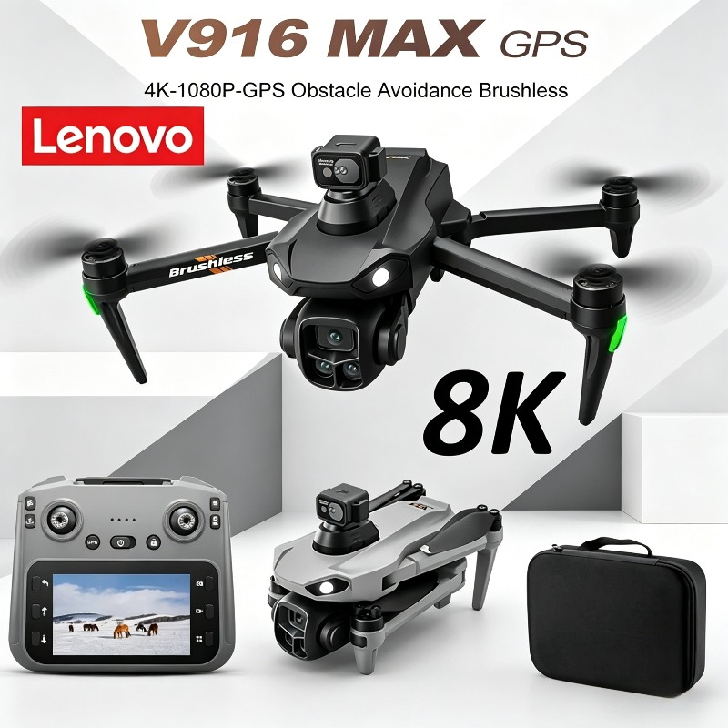 Drone Multispectral - Drone Professionale Lenovo V916MAX 8K HD