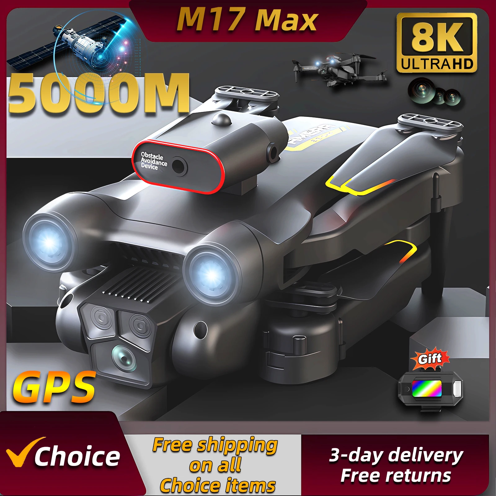 Drone Multispectral - Nuovo Drone M17 Max 8K Professionale