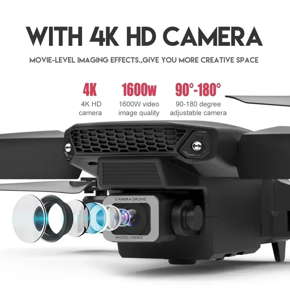 E88 Pro WIFI FPV Drone grandan - Drone Lidar recensione e prezzo