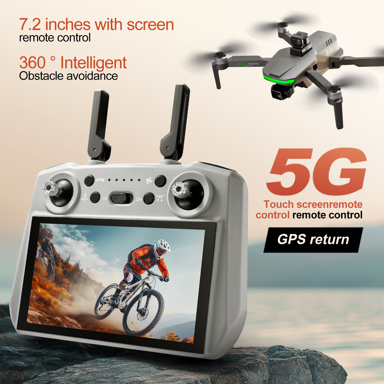 Drone S155 MAX GPS WIFI 3KM FP - Drone Surveying recensione e prezzo